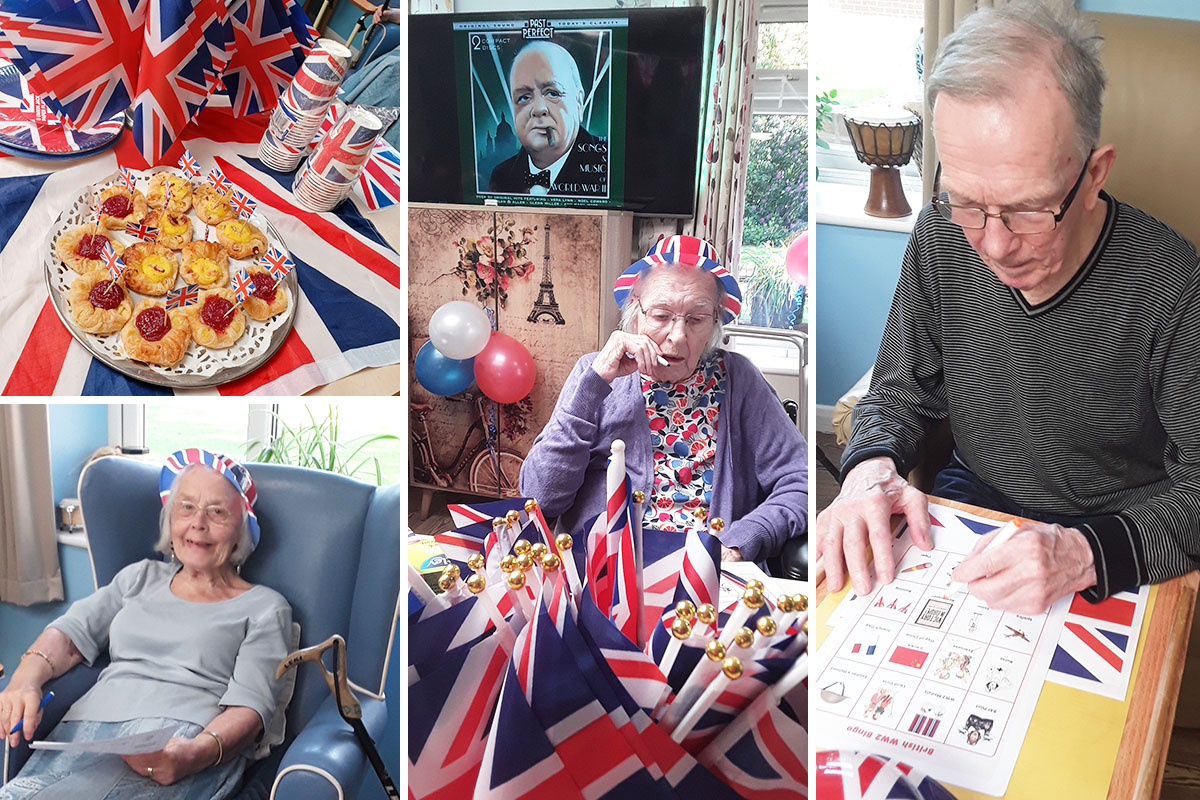 Abbotsleigh Care Home residents enjoy VE Day games and music
