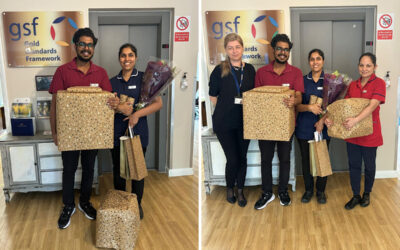 Wedding congratulations for Jeetu and Bijou at Abbotsleigh Care Home